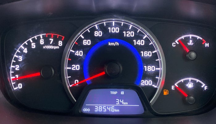 2014 Hyundai Grand i10 SPORTZ 1.2 KAPPA VTVT, Petrol, Manual, 38,599 km, Odometer Image
