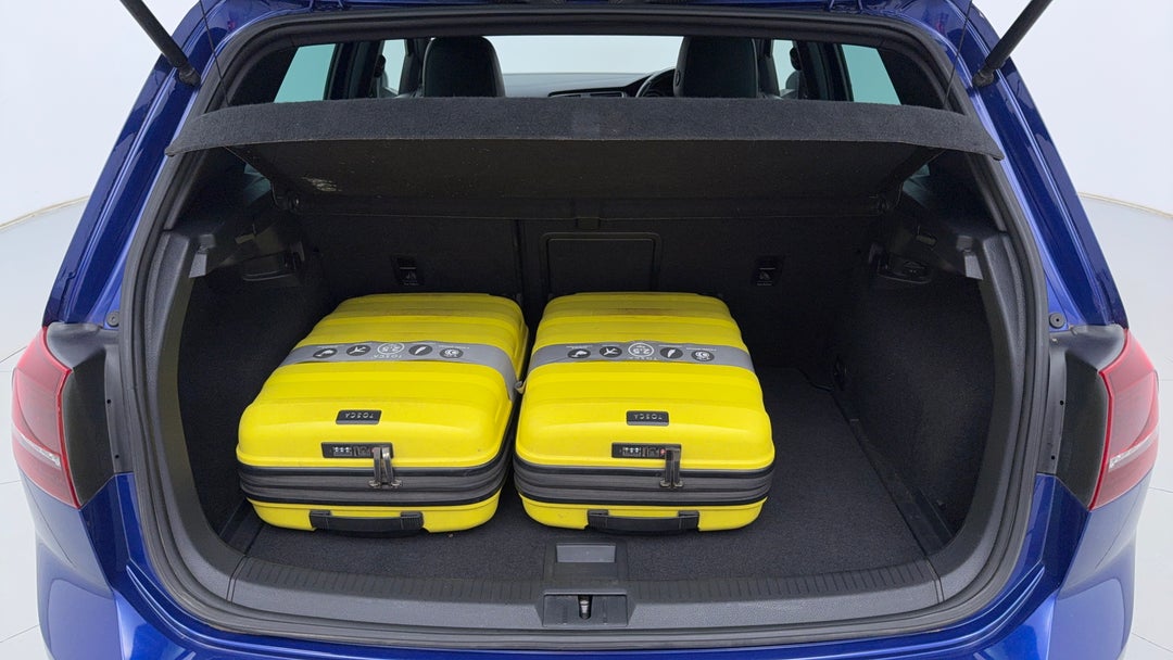 Boot Inside View with Luggage
