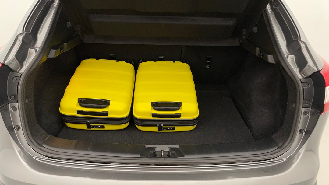 Boot Inside View with Luggage