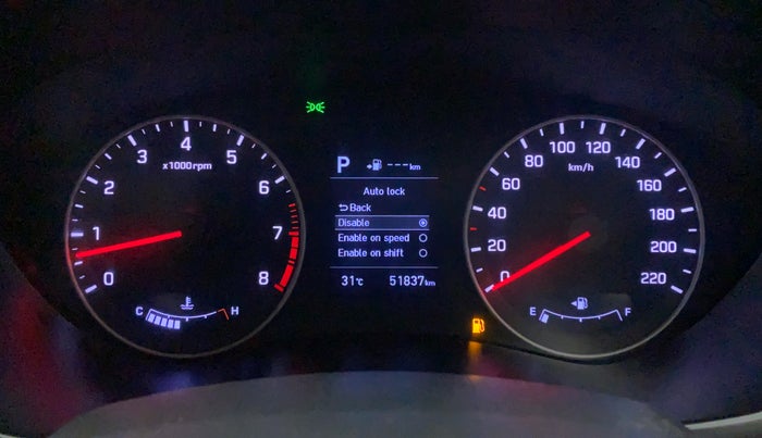 2019 Hyundai Elite i20 ASTA (O) CVT, Petrol, Automatic, 51,956 km, Odometer Image