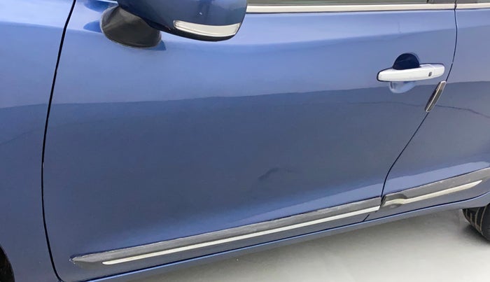 2017 Maruti Baleno ALPHA CVT PETROL 1.2, Petrol, Automatic, 54,065 km, Front passenger door - Minor scratches