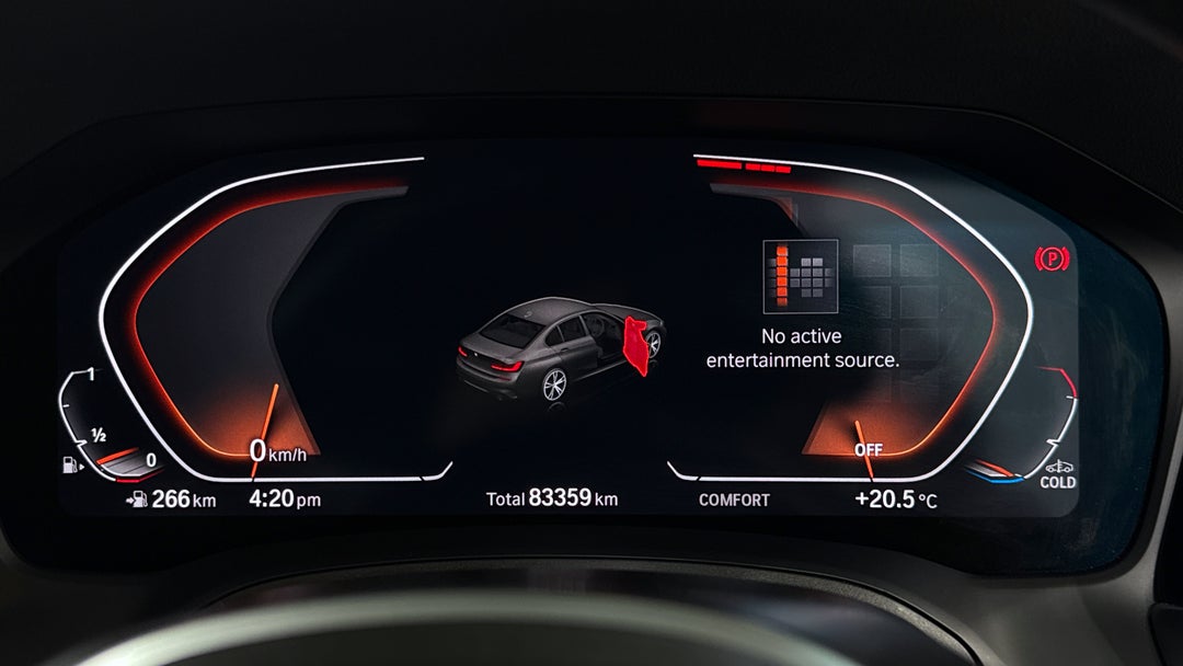 2021 BMW 3 20i M Sport, Automatic, 83359 km, Odometer View