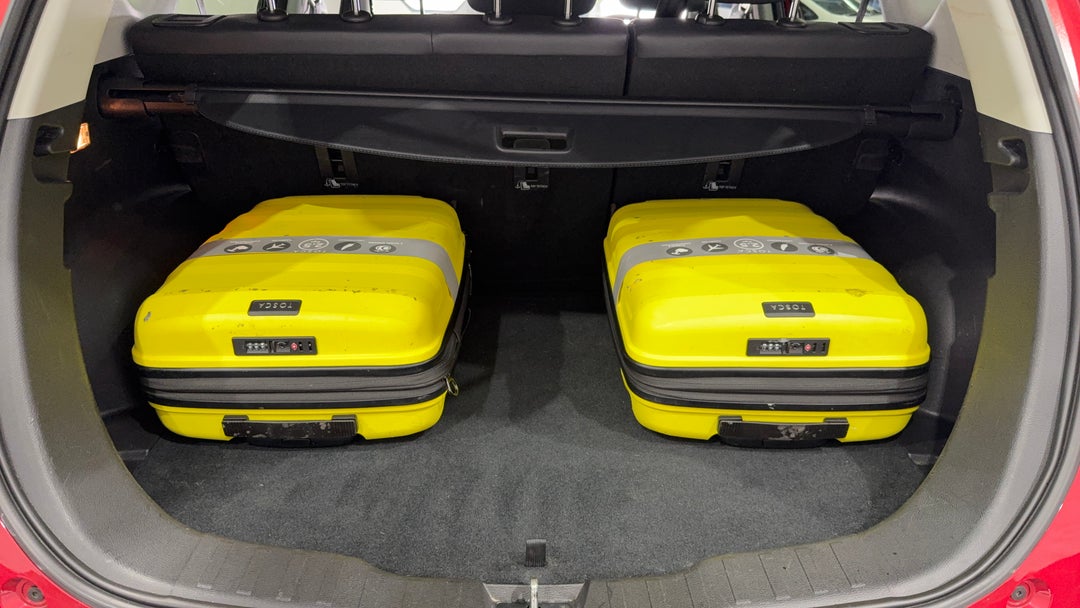 Boot Inside View with Luggage