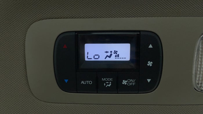 Honda Odyssey-Rear AC Temperature Control