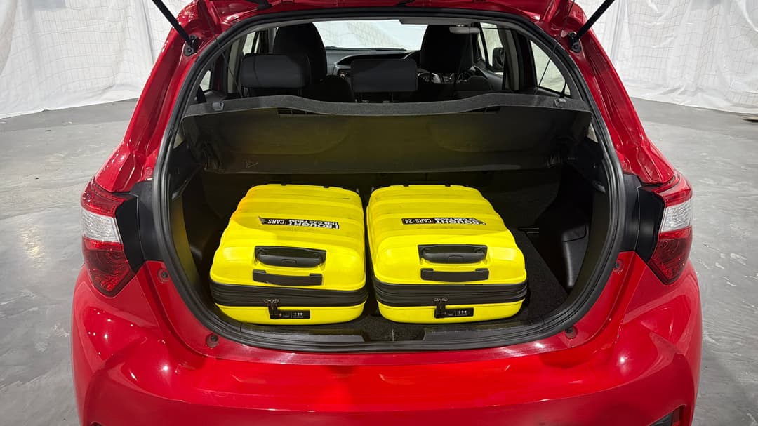 2019 Toyota Yaris Ascent, Automatic, 66843 km, Boot Inside View with Luggage
