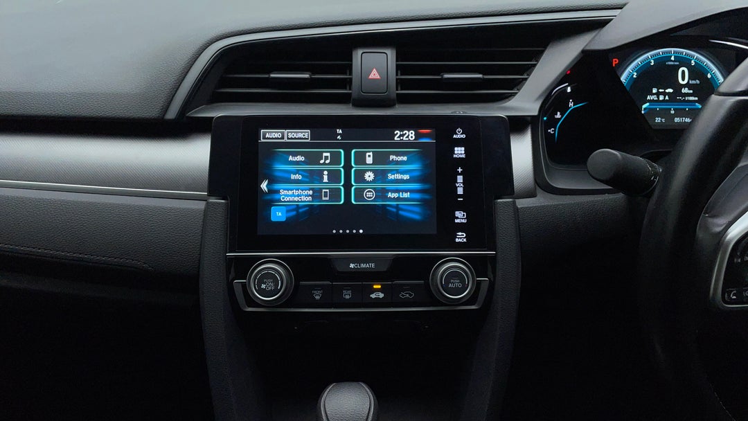 2016 Honda Civic Vti-s, Automatic, 51746 km, Center Console