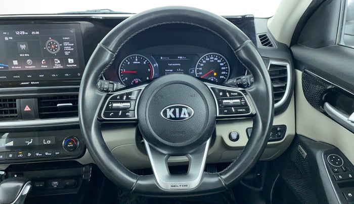 2020 KIA SELTOS HTX+ AT 1.5 DIESEL, Diesel, Automatic, 33,393 km, Steering Wheel Close Up