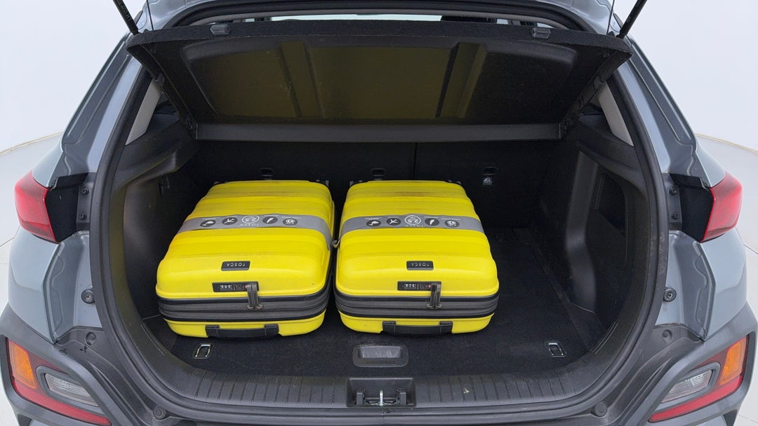 Boot Inside View with Luggage
