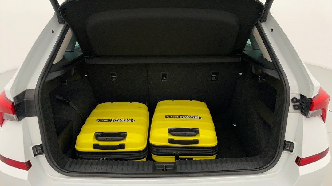 Boot Inside View with Luggage