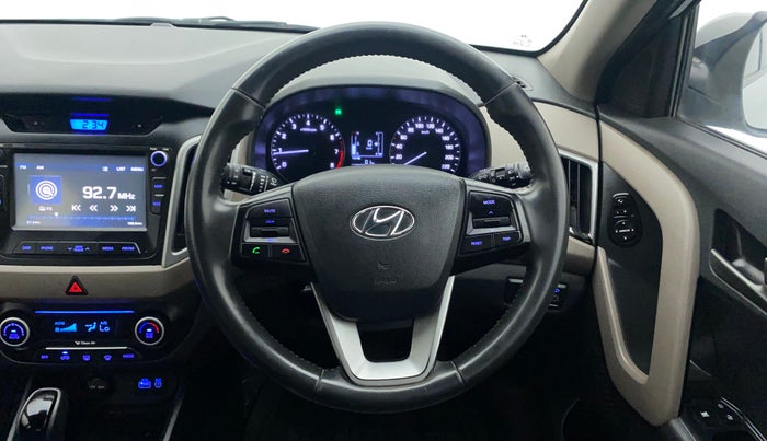 2018 Hyundai Creta SX PLUS AT 1.6 PETROL, Petrol, Automatic, 62,689 km, Steering Wheel Close Up