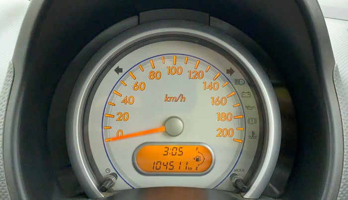 2011 Maruti Ritz VXI, Petrol, Manual, 1,04,495 km, Odometer Image