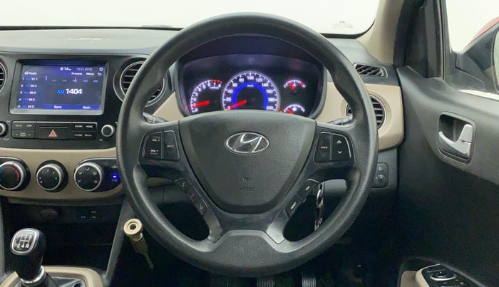 2017 Hyundai Grand i10 SPORTZ (O) 1.2 KAPPA VTVT, Petrol, Manual, 54,594 km, Steering Wheel Close Up