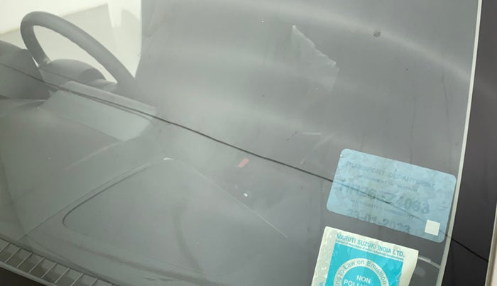 2022 Maruti Celerio VXI CNG, CNG, Manual, 39,734 km, Front windshield - Minor spot on windshield