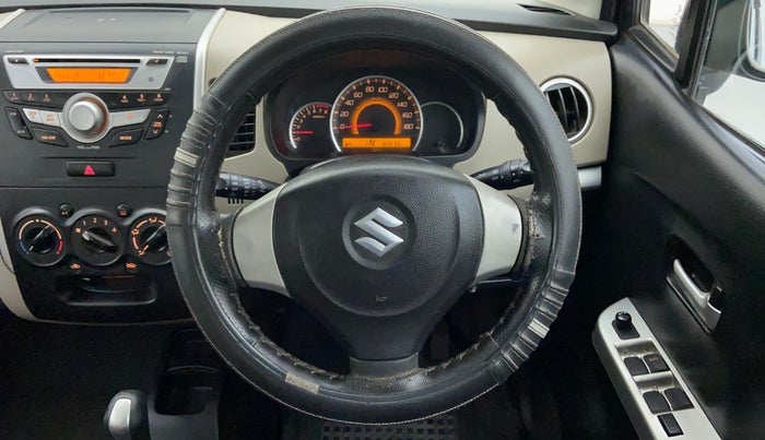 2016 Maruti Wagon R 1.0 VXI AMT, Petrol, Automatic, 80,696 km, Steering Wheel Close Up
