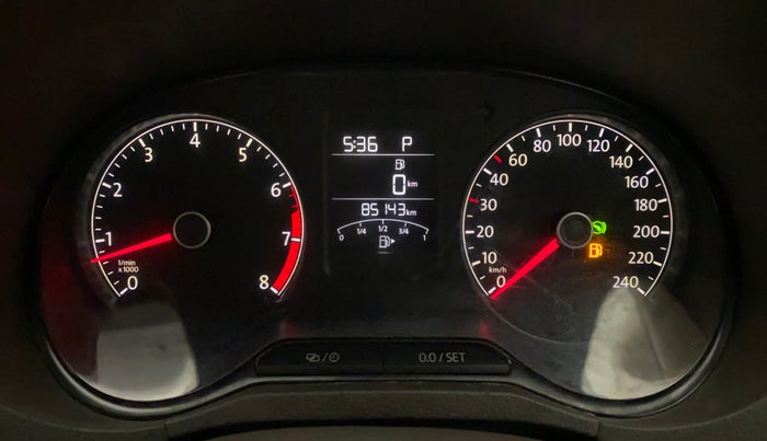 2016 Volkswagen Vento HIGHLINE PETROL AT, Petrol, Automatic, 85,189 km, Odometer Image