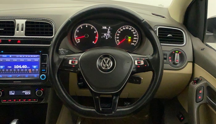 2016 Volkswagen Vento HIGHLINE PETROL AT, Petrol, Automatic, 85,189 km, Steering Wheel Close Up