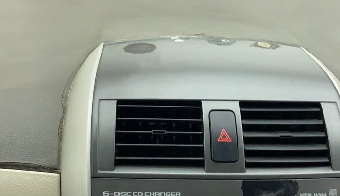 2010 Toyota Corolla Altis G PETROL, Petrol, Manual, 73,233 km, Dashboard - Minor damage