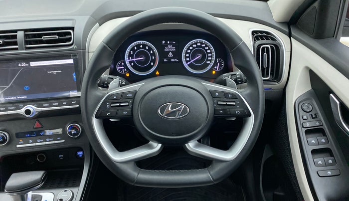 2020 Hyundai Creta SX IVT 1.5 PETROL, Petrol, Automatic, 22,619 km, Steering Wheel Close Up