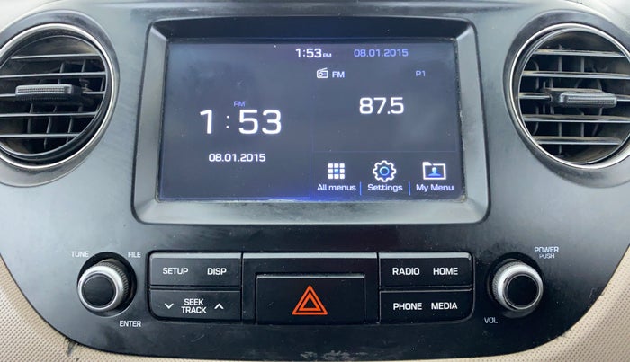 2019 Hyundai Grand i10 SPORTZ 1.2 KAPPA VTVT, Petrol, Manual, 39,746 km, Infotainment System