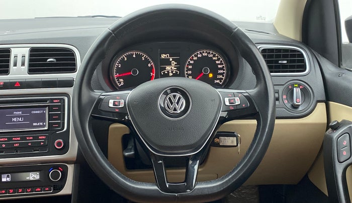 2015 Volkswagen Polo HIGHLINE1.2L PETROL, Petrol, Manual, 28,407 km, Steering Wheel Close Up