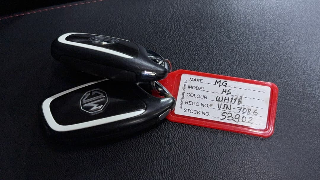 2021 MG HS Excite X, Automatic, 47005 km, Key Close-up