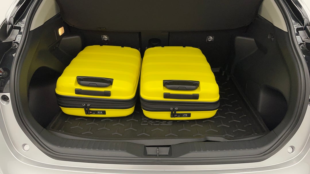 Boot Inside View with Luggage