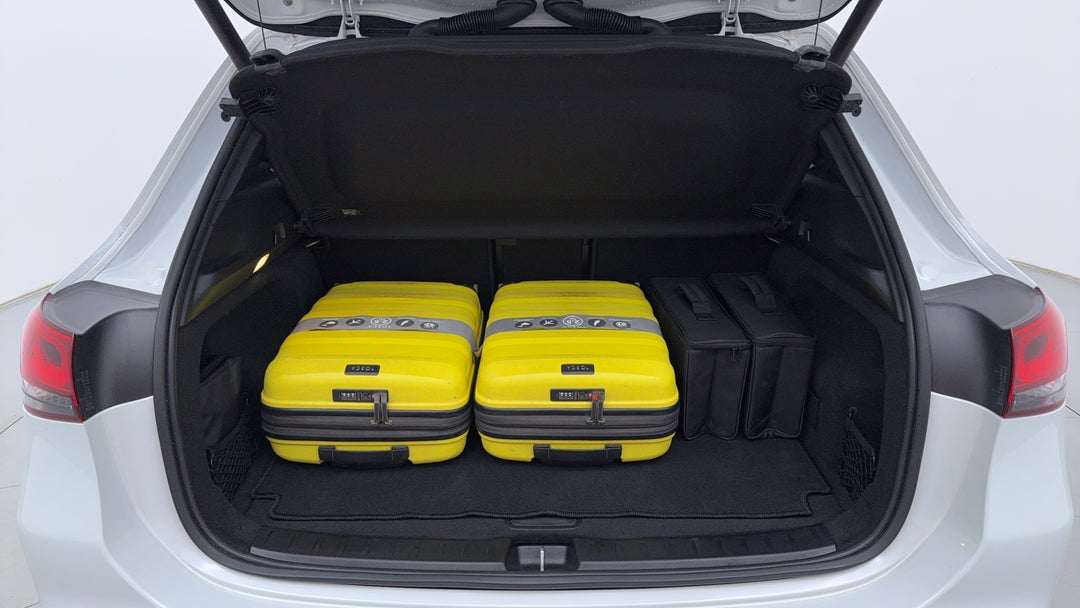 Boot Inside View with Luggage