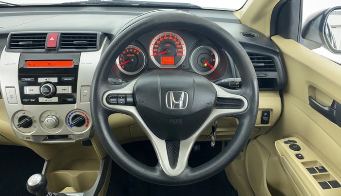 2011 Honda City S MT PETROL, Petrol, Manual, 80,818 km, Steering Wheel Close Up
