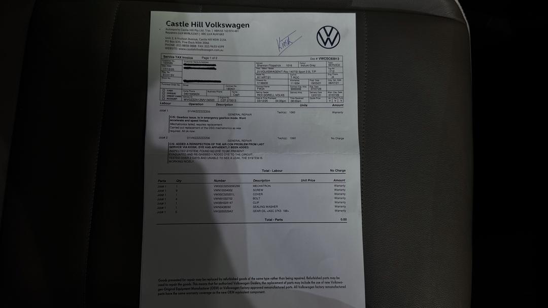 2021 Volkswagen T-roc 140tsi Sport, Automatic, 118322 km, Service History