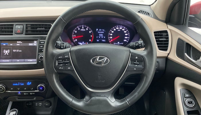 2019 Hyundai Elite i20 1.2  ASTA (O) CVT, Petrol, Automatic, 7,243 km, Steering Wheel Close Up