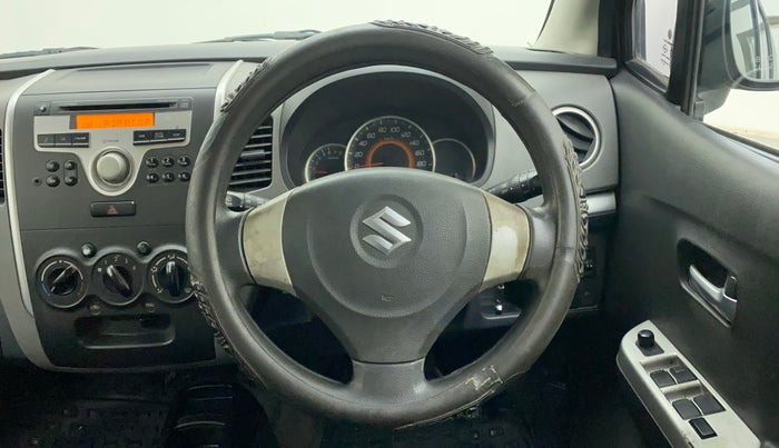 2010 Maruti Wagon R 1.0 VXI, Petrol, Manual, 84,625 km, Steering Wheel Close Up