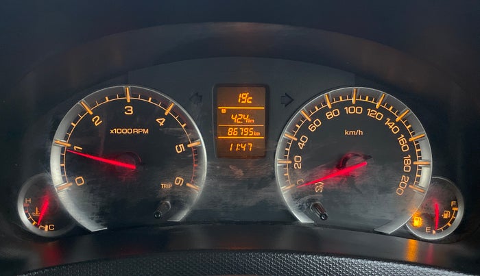 2015 Maruti Swift ZDI, Diesel, Manual, 86,907 km, Odometer Image
