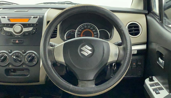 2013 Maruti Wagon R 1.0 VXI, Petrol, Manual, 72,094 km, Steering Wheel Close Up