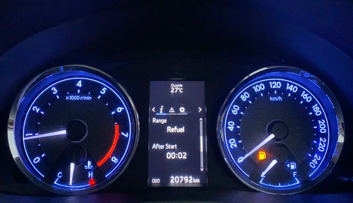 2017 Toyota Corolla Altis 1.8 G, Petrol, Manual, 21,248 km, Odometer Image