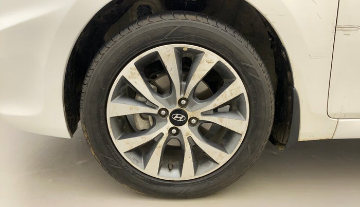 2013 Hyundai Verna FLUIDIC 1.6 VTVT SX OPT, Petrol, Manual, 91,163 km, Left Front Wheel