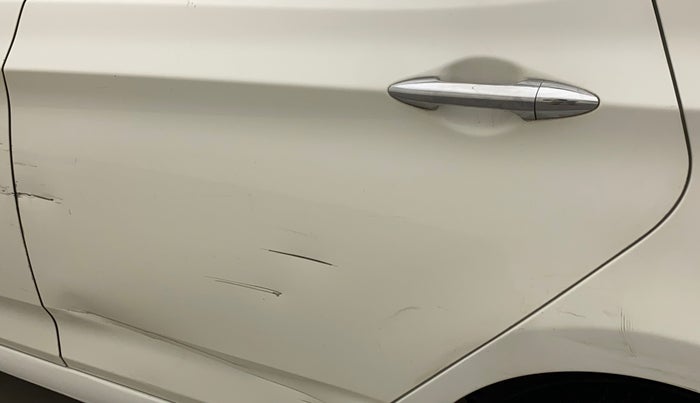 2013 Hyundai Verna FLUIDIC 1.6 VTVT SX OPT, Petrol, Manual, 91,163 km, Rear left door - Minor scratches