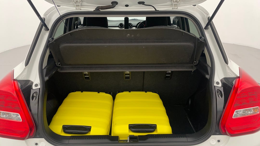 Boot Inside View with Luggage