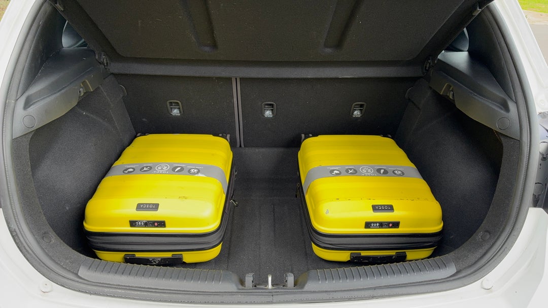 Boot Inside View with Luggage