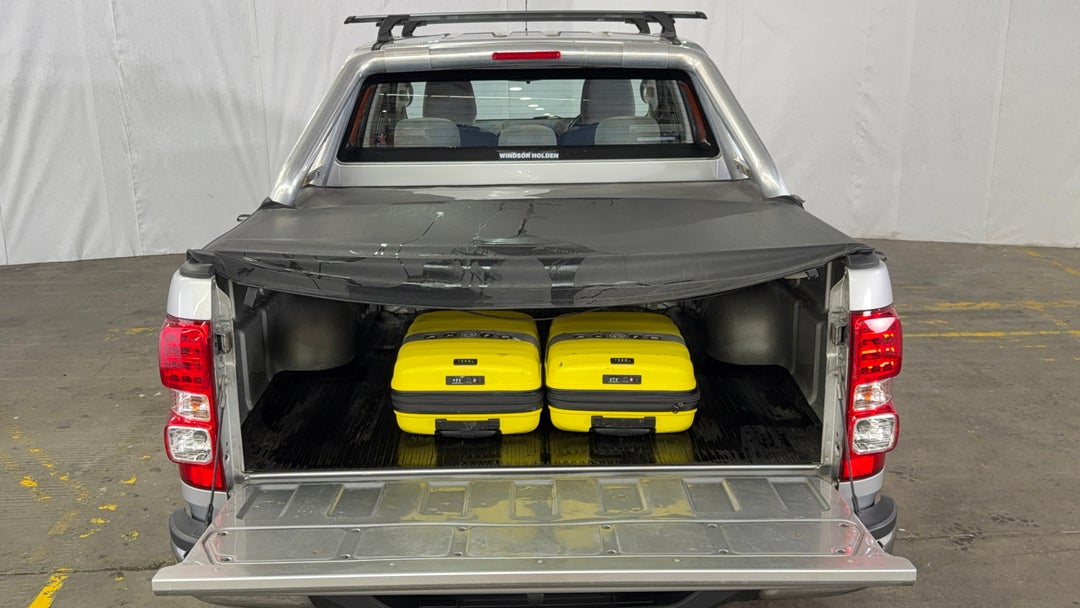 Boot Inside View with Luggage