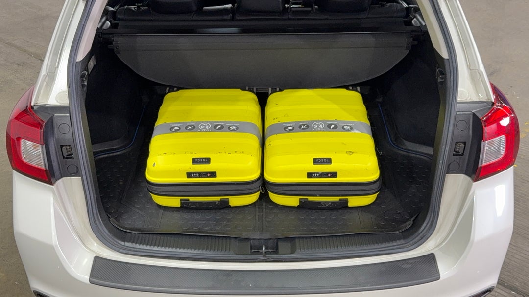 Boot Inside View with Luggage