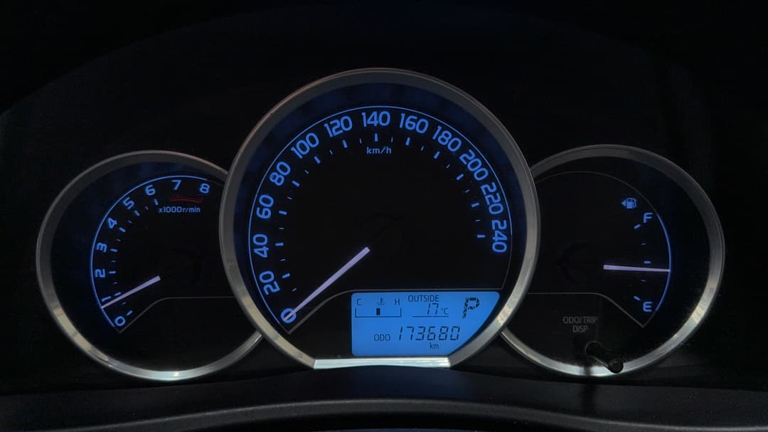2015 Toyota Corolla Ascent, Automatic, 173680 km, Odometer View