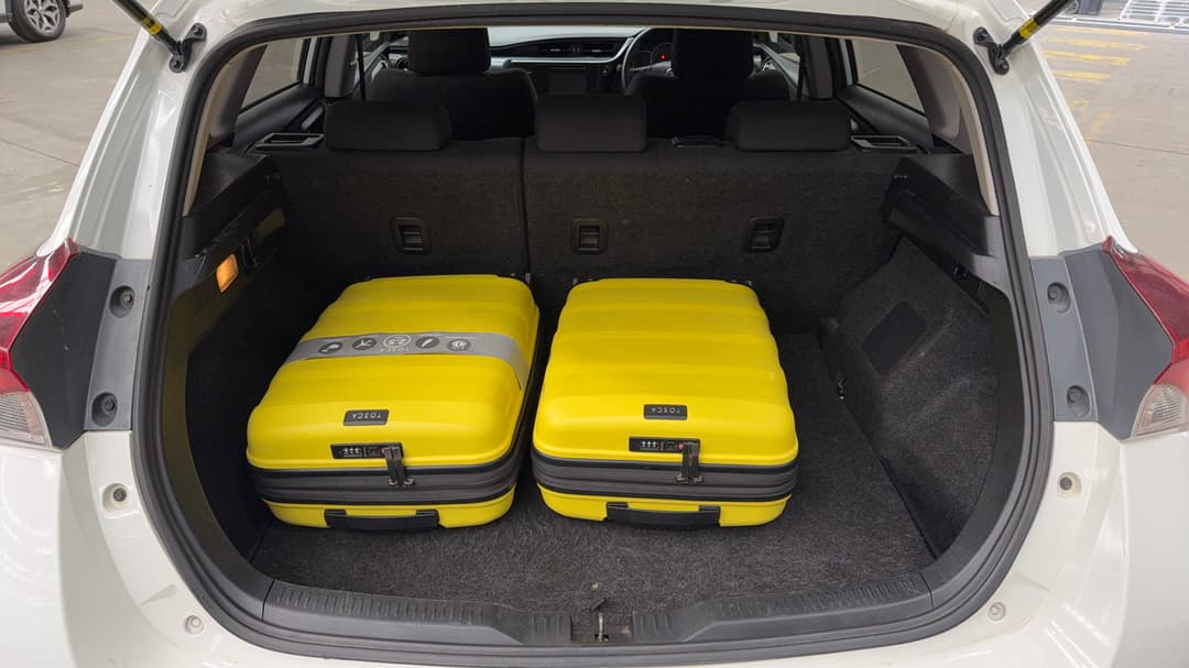 2015 Toyota Corolla Ascent, Automatic, 173680 km, Boot Inside View with Luggage