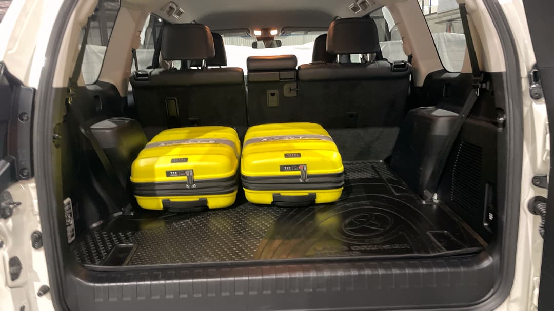 2019 Toyota Landcruiser Prado Gxl (4x4), Automatic, 82175 km, Boot Inside View with Luggage