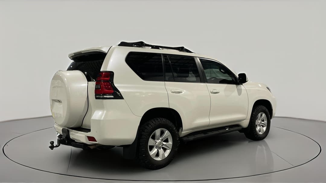 2019 Toyota Landcruiser Prado Gxl (4x4), Automatic, 82175 km, Right Back Diagonal (45- Degree) View