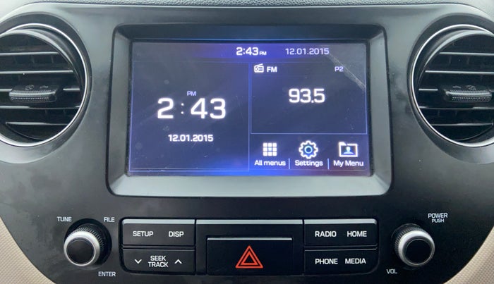 2019 Hyundai Grand i10 SPORTZ 1.2 KAPPA VTVT, Petrol, Manual, 22,011 km, Infotainment System