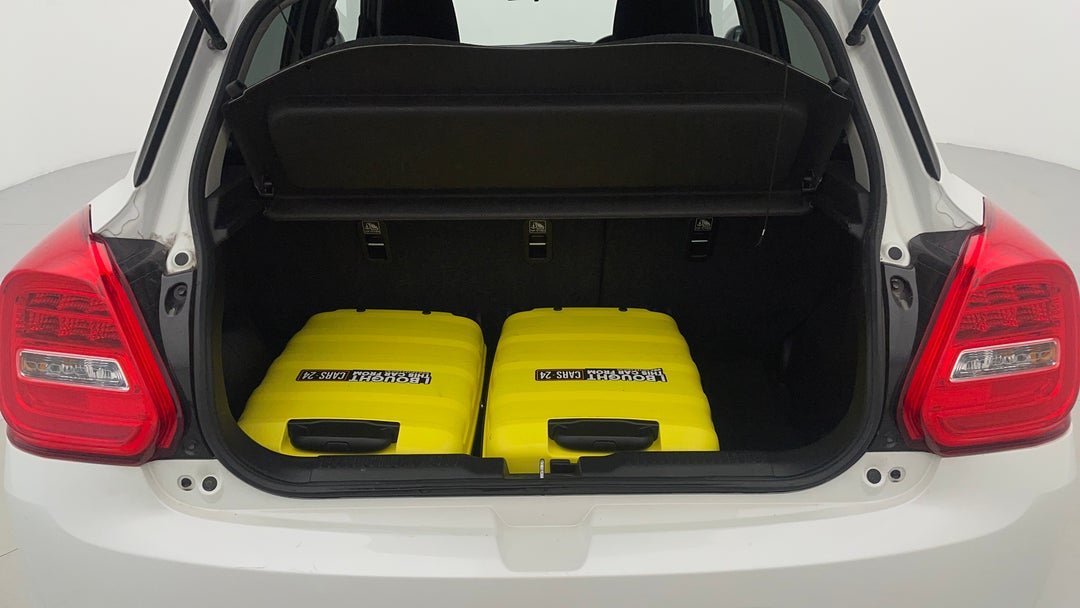 Boot Inside View with Luggage
