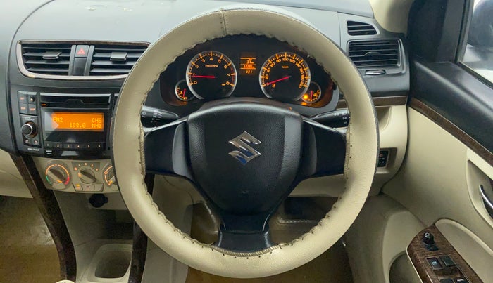2015 Maruti Swift Dzire VXI, Petrol, Manual, 52,630 km, Steering Wheel Close Up