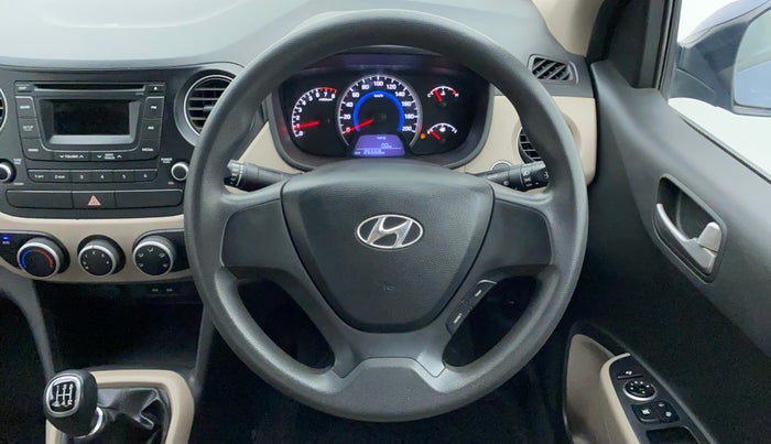 2014 Hyundai Grand i10 SPORTZ 1.2 KAPPA VTVT, Petrol, Manual, 26,760 km, Steering Wheel Close Up