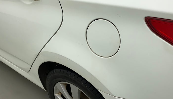 2012 Hyundai Verna FLUIDIC 1.6 VTVT SX, Petrol, Manual, 85,385 km, Left quarter panel - Slightly dented