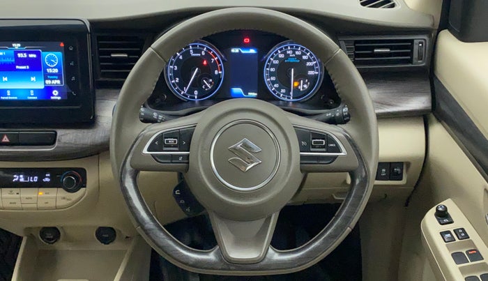 2023 Maruti Ertiga ZXI+ SHVS, Petrol, Manual, 7,952 km, Steering Wheel Close Up